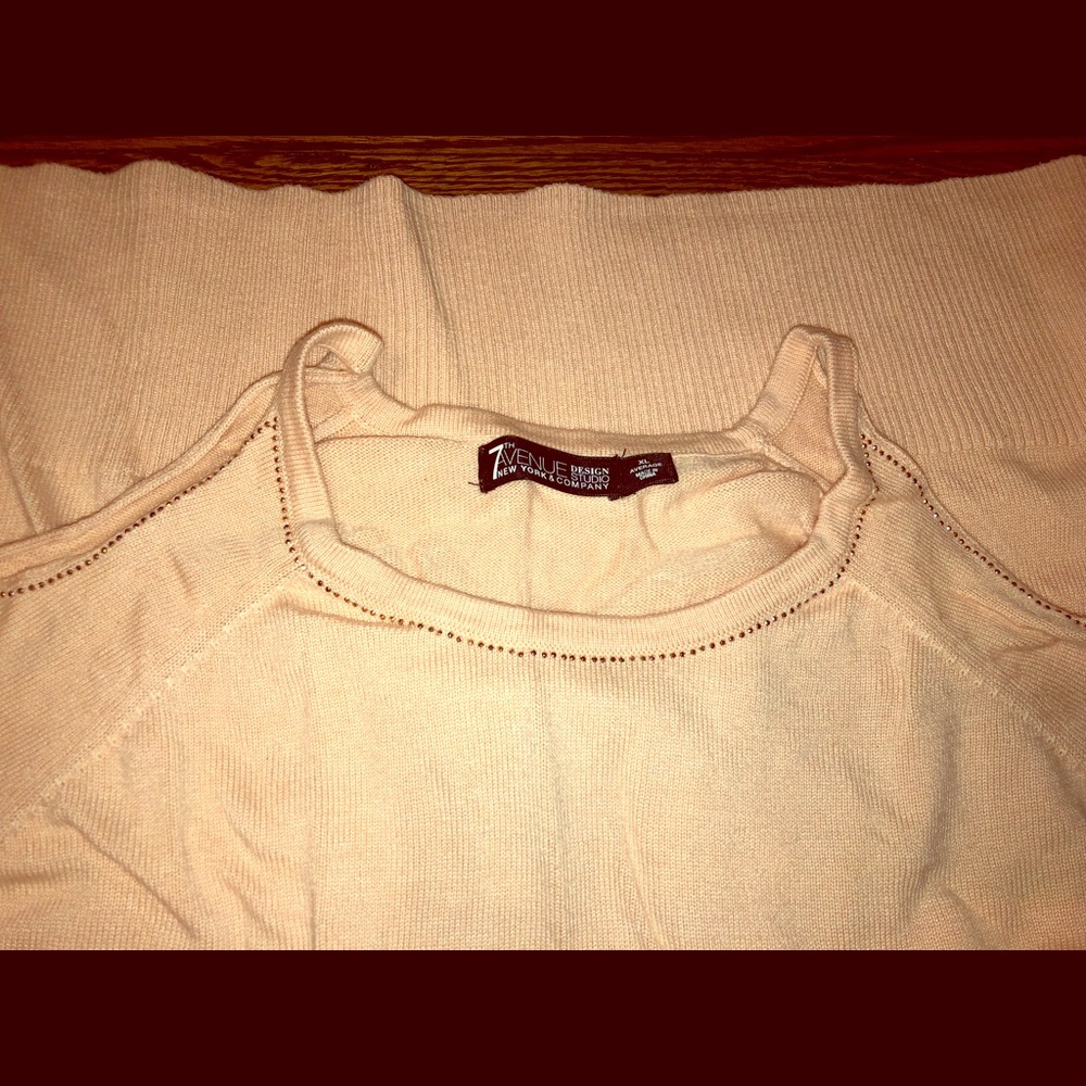 New York & Co Cold-Shoulder sweater